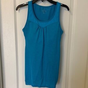 Athleta Blue Tank Top with Built in Bra XS